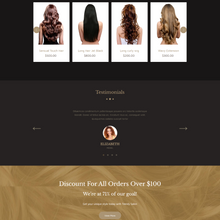 Hair Wig Shopify Shopping Website