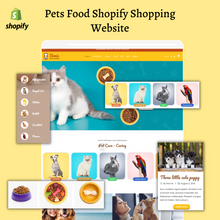 Pets Food Shopify Shopping Website