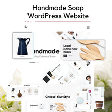 Handmade Soap WordPress Responsive Website