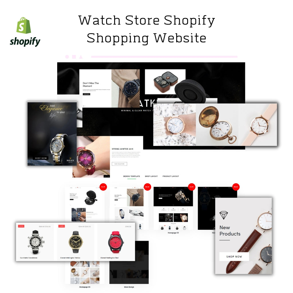 Watch Store Shopify     Shopping Website