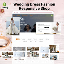 Wedding Dress Fashion Responsive Shop Shopify Shopping Website