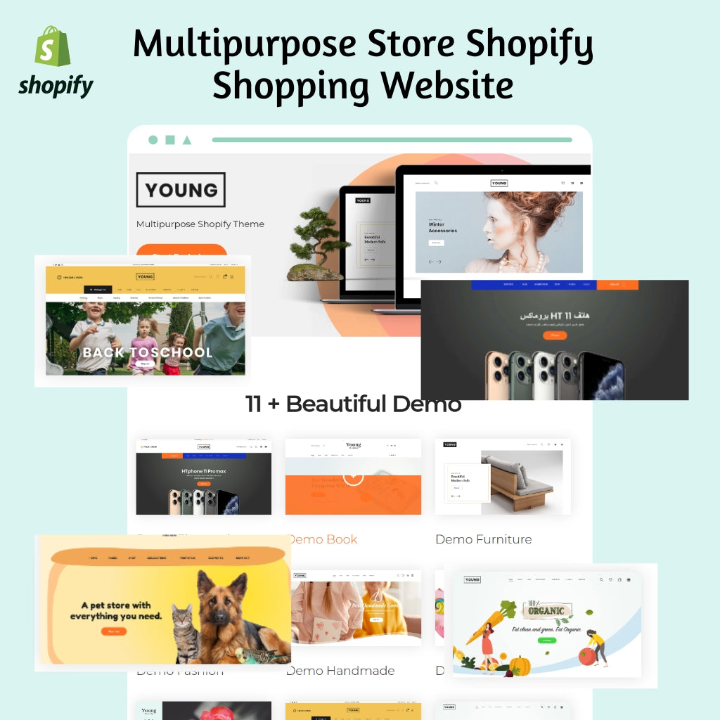 Multipurpose Store Shopify Shopping Website