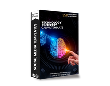 30 Ultimate Technology Pinterest Canva Template
